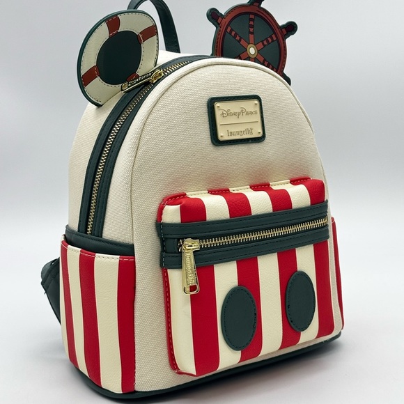 Disney Mickey Mouse: The Main Attraction Loungefly Mini Backpack - Picture 3 of 16